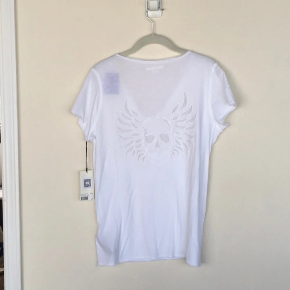 NWT Zadig & Voltaire White Skull Tshirt - Picture 4 of 8